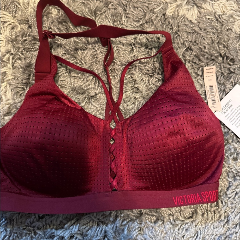 Victoria's Secret Deep Red Sports Bra